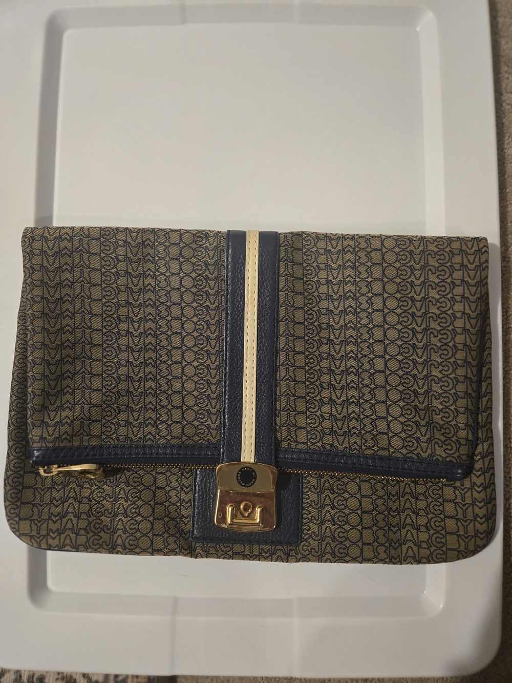 Vintage Marc Jacobs Monogram Clutch Travel